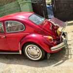 Volkswagen Beetle Deck-Lid Rack with Red Slats