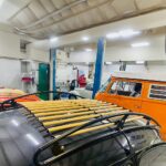 Volkswagen Beetle Roof Rack with Wooden Slats