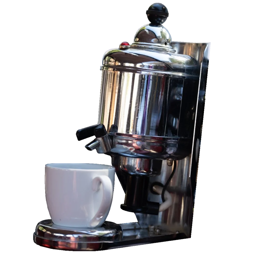 Vintage Volkswagen coffee maker accessory on a clean background
